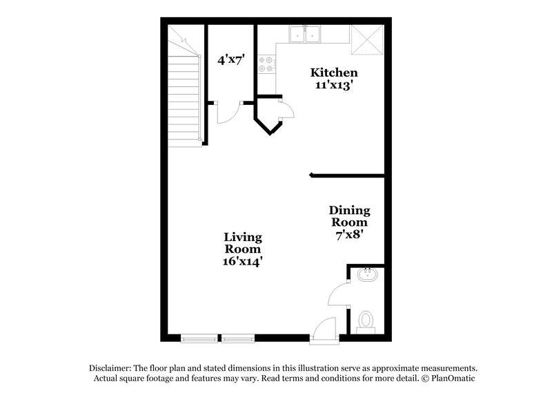 1,965/Mo, 311 Gilman Ln Unit 106 Raleigh, NC 27610 Floorplan View