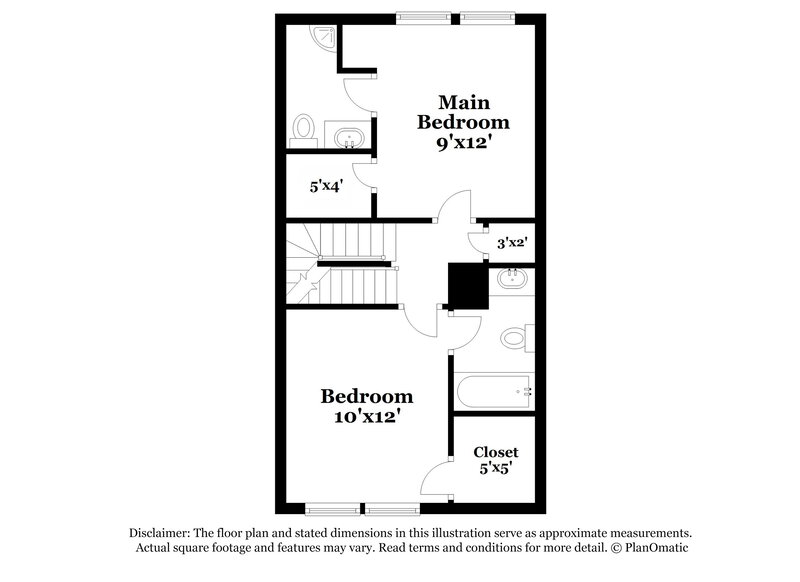 1,575/Mo, 20 Red Ln Raleigh, NC 27606 Floor Plan View 2