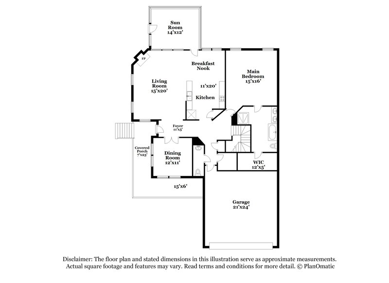 2,515/Mo, 621 Canvas Dr Wake Forest, NC 27587 Floor Plan View