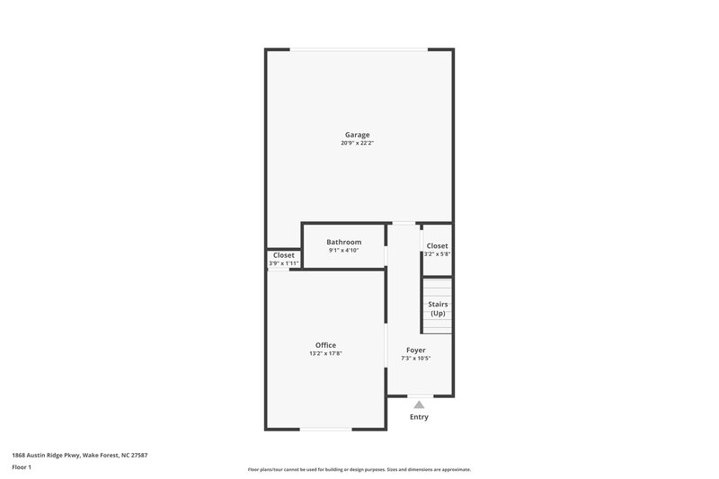 2,250/Mo, 1868 Austin Ridge Pkwy Wake Forest, NC 27587 Floor Plan View
