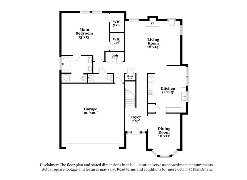 2,210/Mo, 115 Red Lake St Garner, NC 27529 Floor Plan View