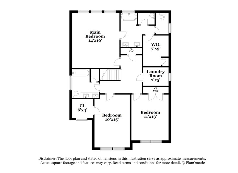 2,185/Mo, 5232 Nautical Ln Raleigh, NC 27610 Floor Plan View 2