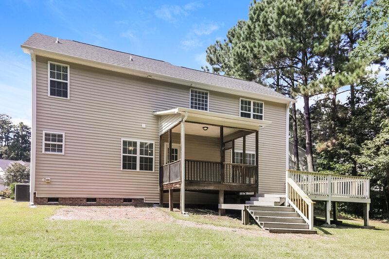 1,975/Mo, 133 Holiday Island Dr Garner, NC 27529 Rear View