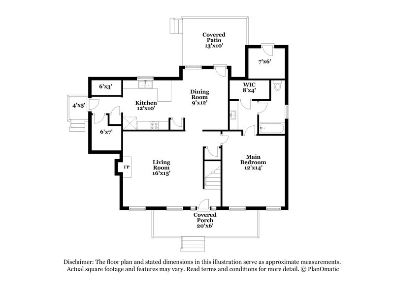 1,810/Mo, 4813 Draper Rd Raleigh, NC 27616 Floor Plan View