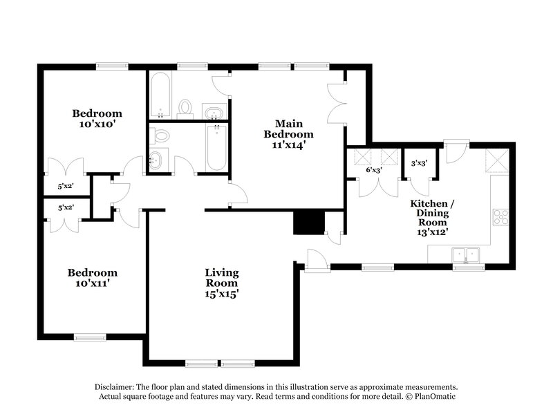 1,775/Mo, 223 Caddel St Wake Forest, NC 27587 Floor Plan View