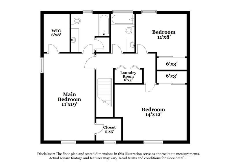 2,415/Mo, 6532 Austin Creek Dr Wake Forest, NC 27587 Floor Plan View 2