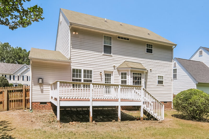2,415/Mo, 6532 Austin Creek Dr Wake Forest, NC 27587 Rear View