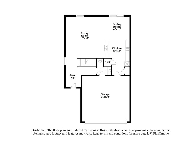 2,055/Mo, 301 Rustling Way Zebulon, NC 27597 Floor Plan View