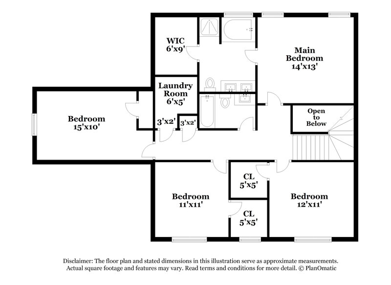 2,195/Mo, 8528 Neuse Hunter Dr Raleigh, NC 27616 Floor Plan View 2