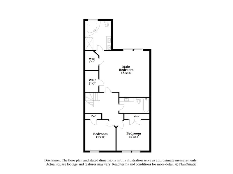2,000/Mo, 1205 Heritage Links Dr Wake Forest, NC 27587 Floorplan View 3