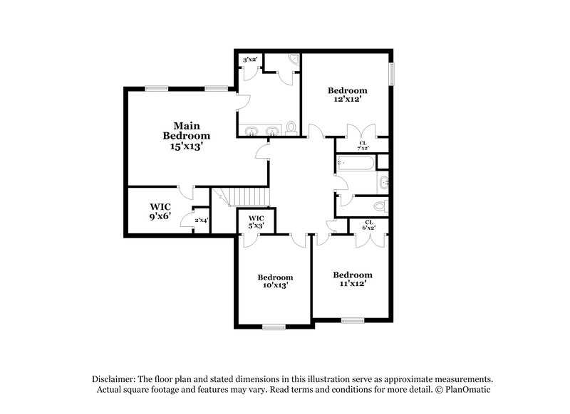 2,415/Mo, 454 Outwater Ridge Dr Garner, NC 27529 Floor Plan View 2