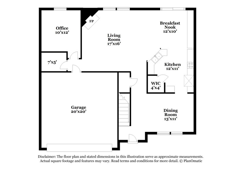 2,110/Mo, 1227 Arbor Greene Dr Garner, NC 27529 Floor Plan View 2