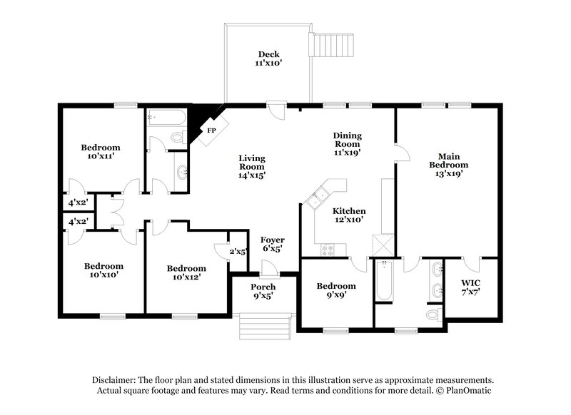 1,975/Mo, 143 Locket Dr Clayton, NC 27520 Floor Plan View