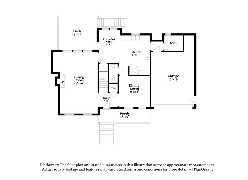 2,515/Mo, 983 Saint Catherines Dr Wake Forest, NC 27587 Floorplan View
