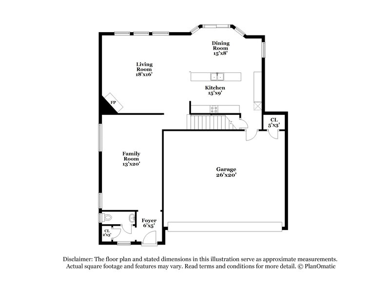 1,950/Mo, 6056 Ricker Rd Raleigh, NC 27610 Floor Plan View