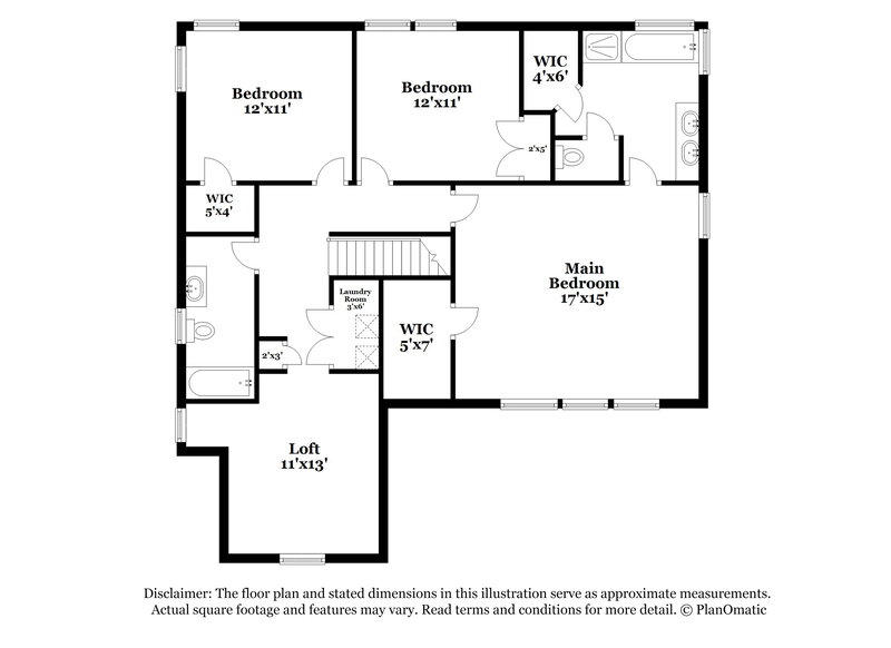 2,255/Mo, 717 Bennett Ridge Ct Wake Forest, NC 27587 Floor Plan View 2