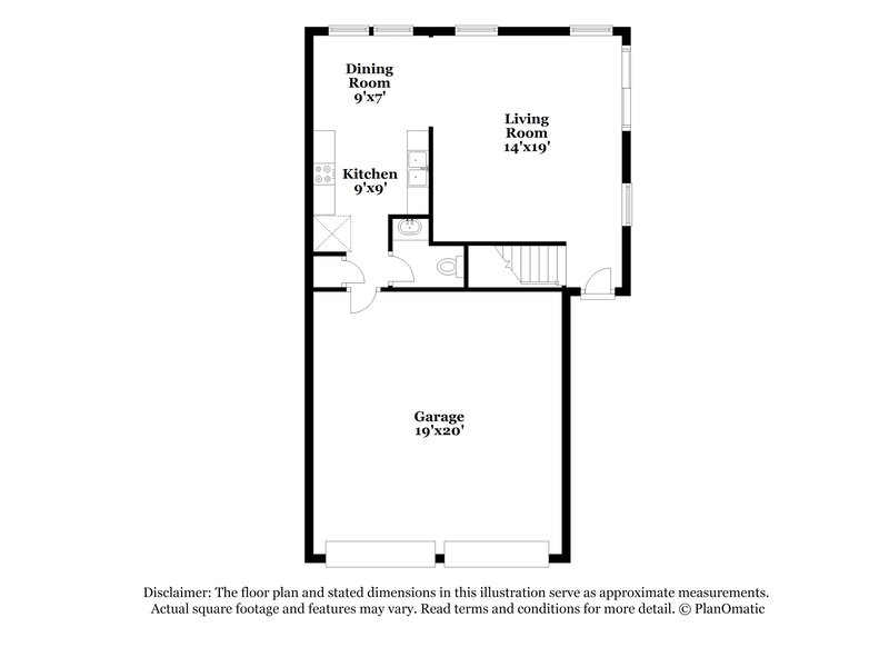 2,035/Mo, 8145 Wesley Farm Dr Raleigh, NC 27616 Floor Plan View