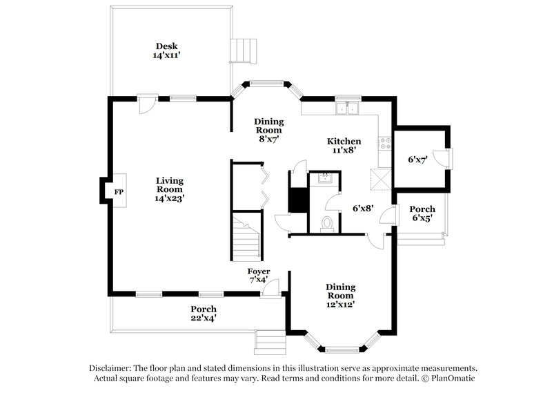 2,275/Mo, 1113 Buttercup Ln Wake Forest, NC 27587 Floor Plan View