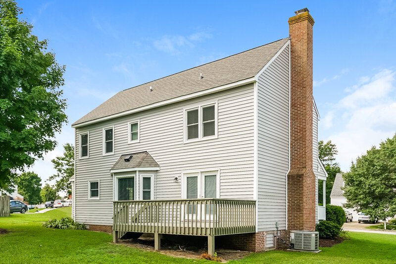 2,275/Mo, 1113 Buttercup Ln Wake Forest, NC 27587 Rear View