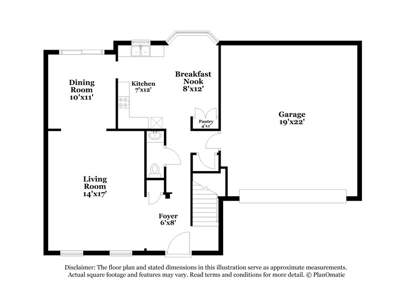 2,000/Mo, 508 Lakeview Ave Wake Forest, NC 27587 Floor Plan View