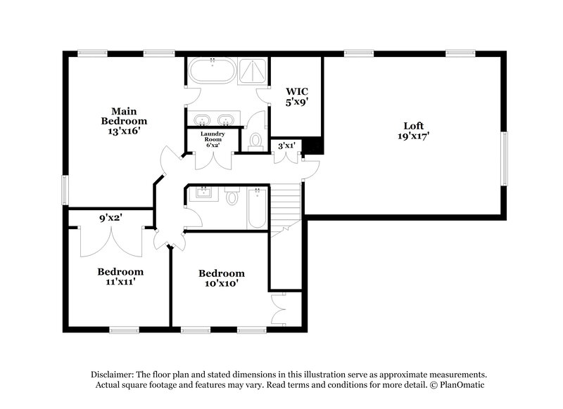 2,000/Mo, 508 Lakeview Ave Wake Forest, NC 27587 Floor Plan View 2