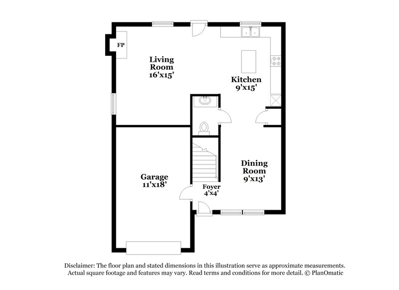 1,850/Mo, 18 Elliot Drive Clayton, NC 27520 Floor Plan View