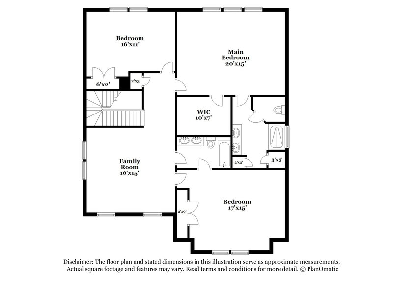 2,260/Mo, 3417 Snowberry Dr Raleigh, NC 27610 Floor Plan View 2