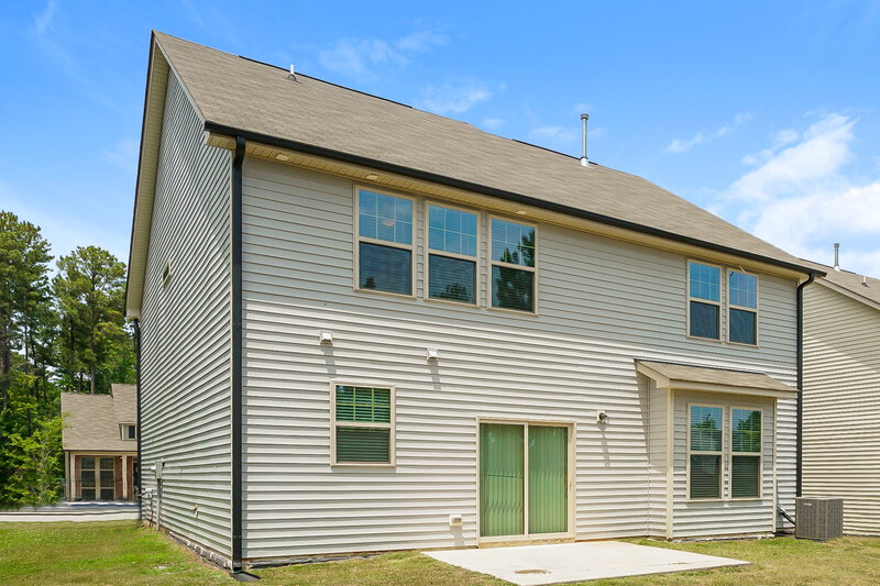 2,260/Mo, 3417 Snowberry Dr Raleigh, NC 27610 Rear View