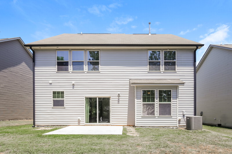 2,345/Mo, 3417 Snowberry Dr Raleigh, NC 27610 Rear View