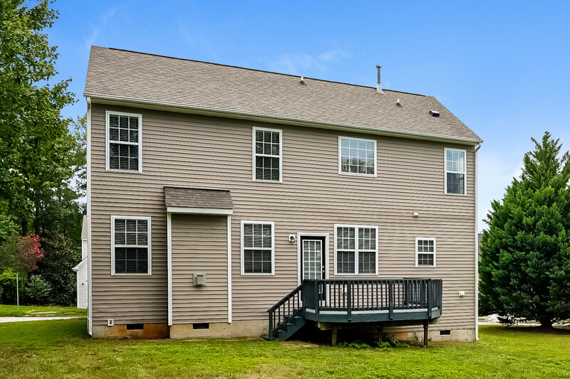 2,205/Mo, 2327 Spruce Shadows Ln Raleigh, NC 27614 Rear View