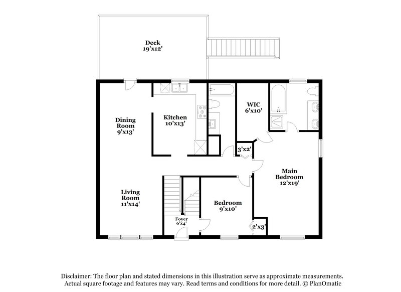 2,615/Mo, 3000 Basswood Dr Raleigh, NC 27610 Floor Plan View 2