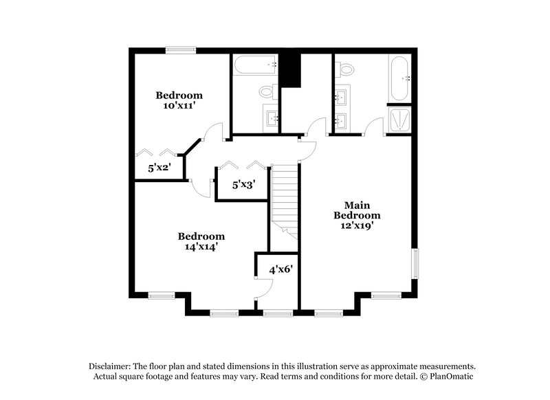 3,010/Mo, 3033 Slippery Elm Dr Raleigh, NC 27610 Floor Plan View
