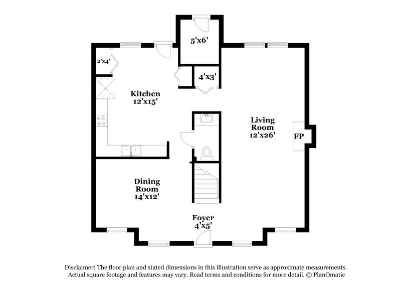 3,010/Mo, 3033 Slippery Elm Dr Raleigh, NC 27610 Floor Plan View 2