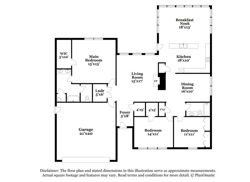 2,105/Mo, 4700 Hunt Manor Ct Raleigh, NC 27616 Floor Plan View