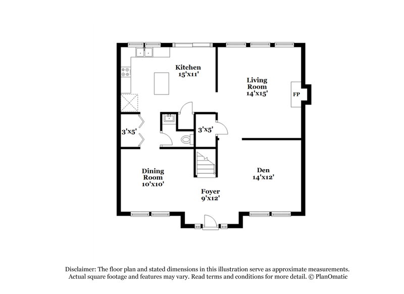 2,050/Mo, 2912 Mark Oak Ct Raleigh, NC 27610 Floor Plan View