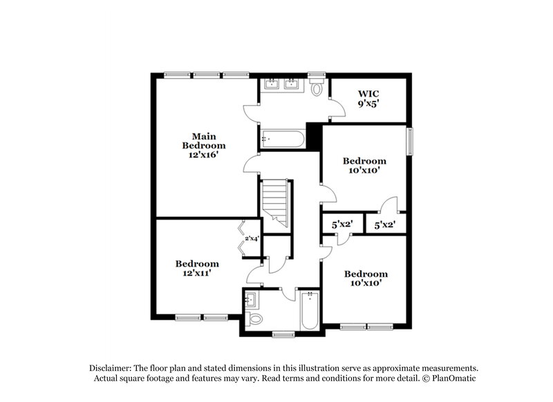 2,050/Mo, 2912 Mark Oak Ct Raleigh, NC 27610 Floor Plan View 2
