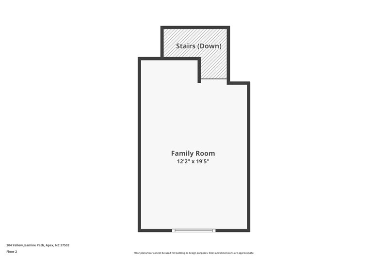 2,200/Mo, 204 Yellow Jasmine Path Apex, NC 27502 Floor Plan View 2