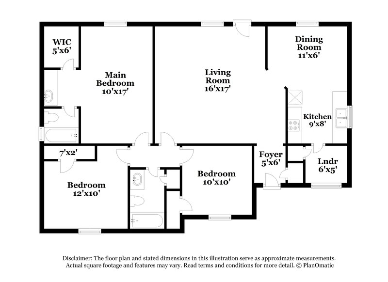1,660/Mo, 18 Gray Ghost St Benson, NC 27504 Floor Plan View