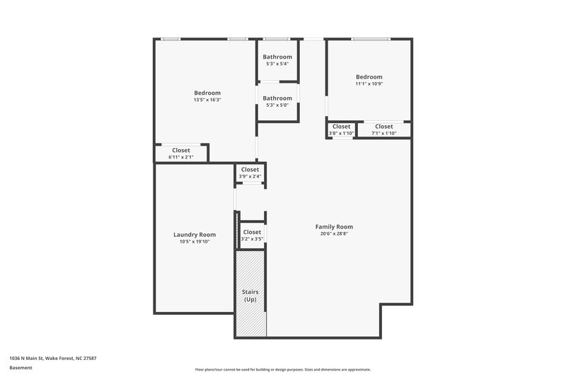 2,020/Mo, 1036 N Main St Wake Forest, NC 27587 Floor Plan View