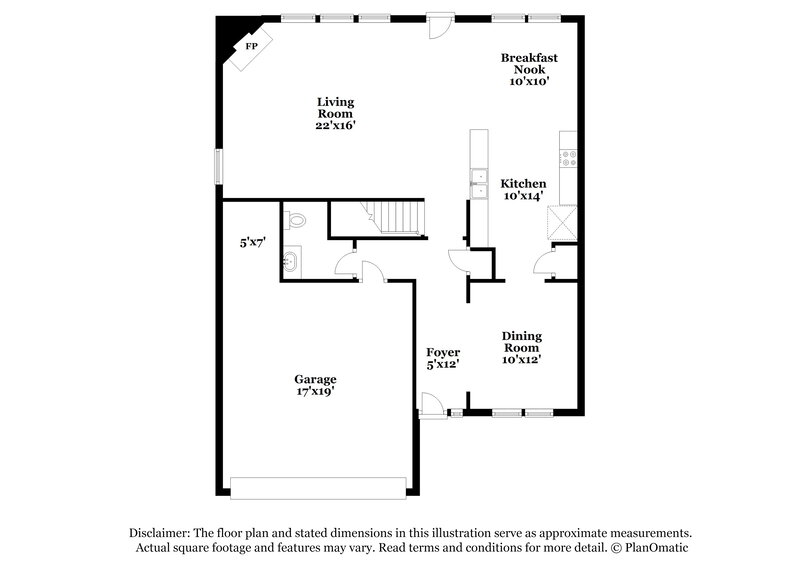 2,165/Mo, 8039 Marsh Hollow Dr Raleigh, NC 27616 Floor Plan View