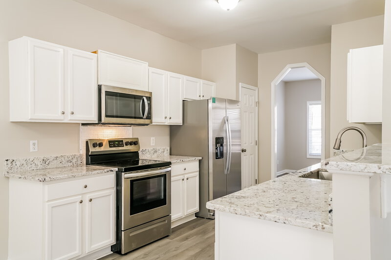 2,165/Mo, 8039 Marsh Hollow Dr Raleigh, NC 27616 Kitchen View