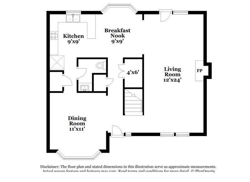 2,770/Mo, 4512 Ashmont Ct Raleigh, NC 27616 Floor Plan View