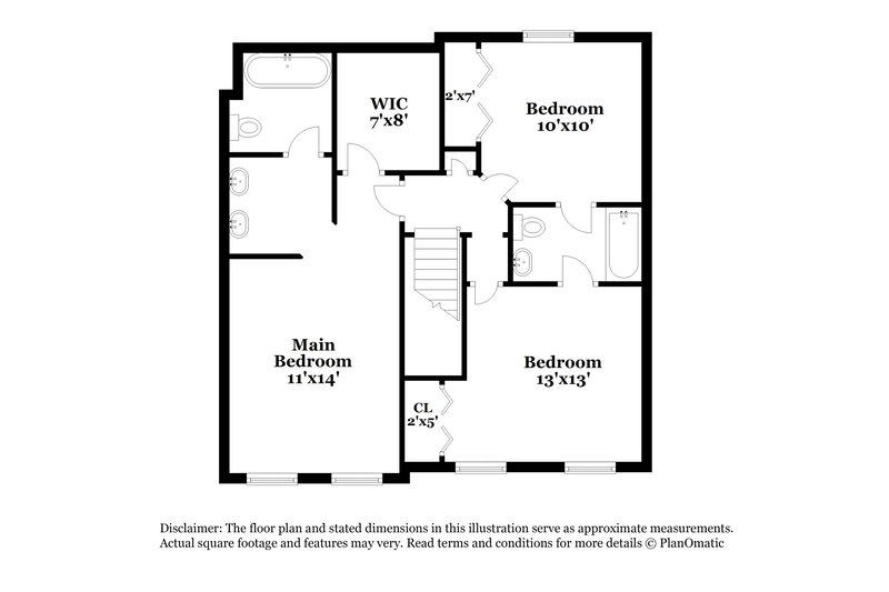 2,095/Mo, 3416 Scotch Dr Raleigh, NC 27616 Floor Plan View