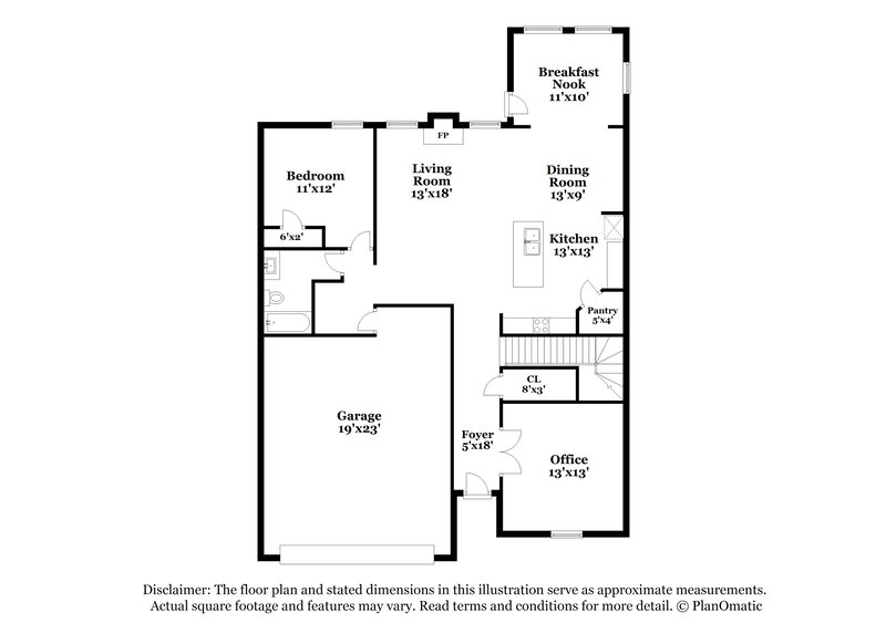 2,705/Mo, 3816 Tritonville Way Raleigh, NC 27616 Floorplan View