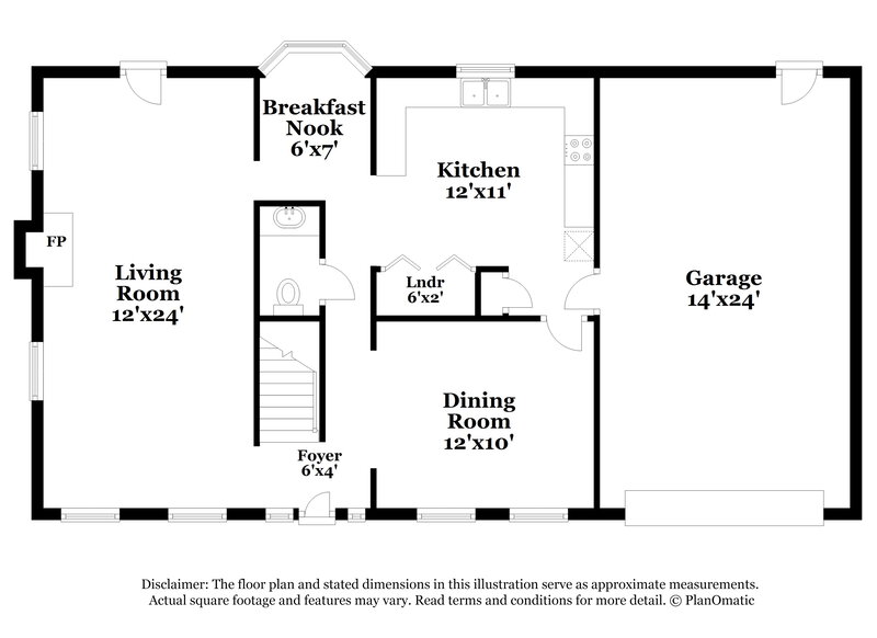 2,080/Mo, 6820 Coventry Ridge Rd Raleigh, NC 27616 Floor Plan View