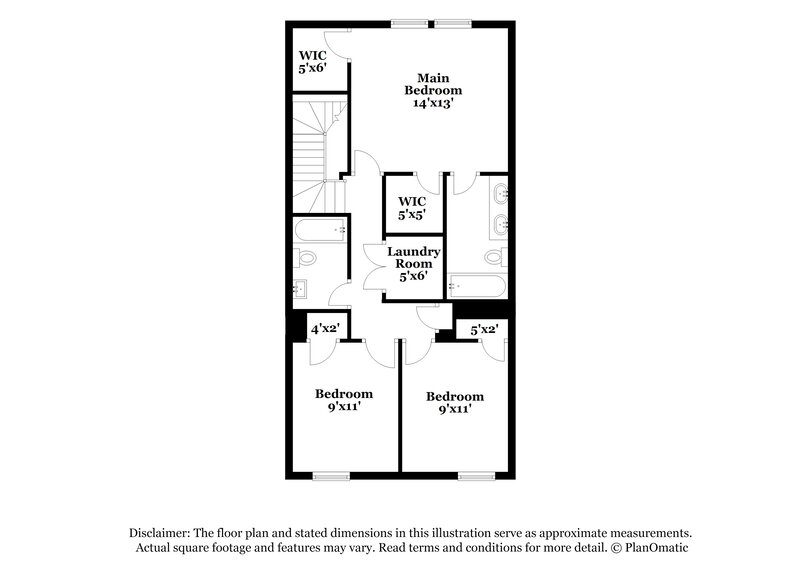 1,935/Mo, 2203 Sunny Cove Dr Raleigh, NC 27610 Floor Plan View 2