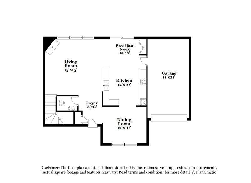 1,900/Mo, 1024 Penncross Dr Raleigh, NC 27610 Floor Plan View 2