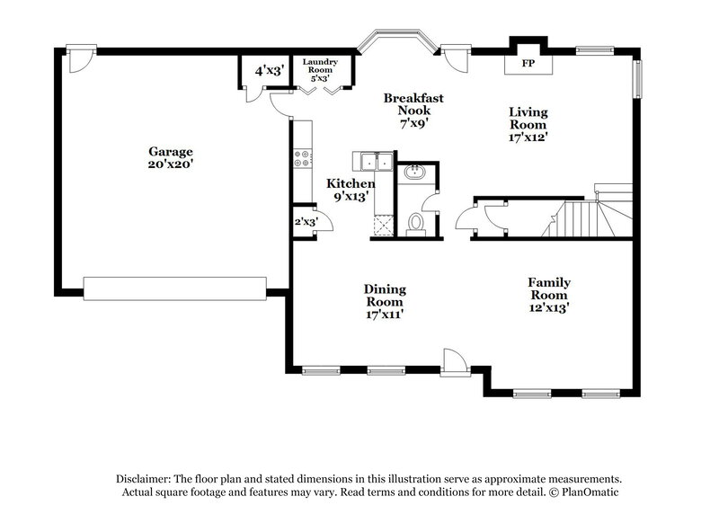 1,970/Mo, 4513 River Edge Dr Raleigh, NC 27604 Floor Plan View 2