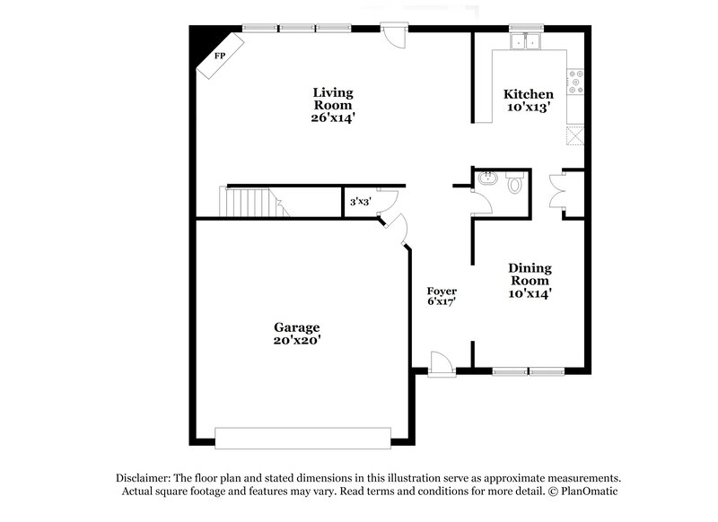2,185/Mo, 309 Collinsworth Dr Clayton, NC 27527 Floor Plan View