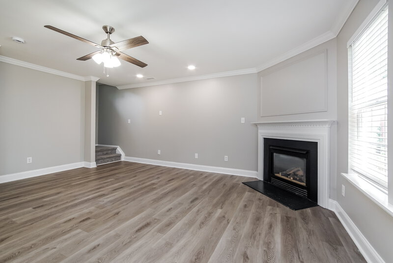 1,880/Mo, 6205 Saybrooke Dr Raleigh, NC 27604 Living Room View 2